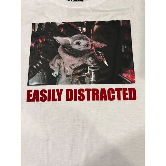 Star Wars baby YODA easily distracted tee - Picture 5 of 11